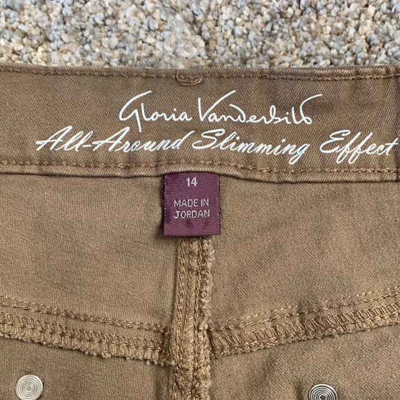 GV Rail Straight All Around Slimming Straight Leg Light Brown Jeans - Picture 5 of 7